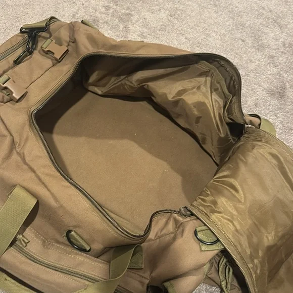 Voodoo Tactical Military Duffle Gear Bag Olive Drab Army Style